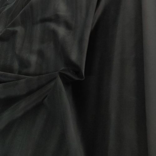 Velours Noir Côtelé Milleraie 200x150cm-Tissu-Autour du Tissu