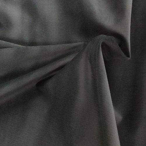 Velours Noir Côtelé Milleraie 200x150cm-Tissu-Autour du Tissu