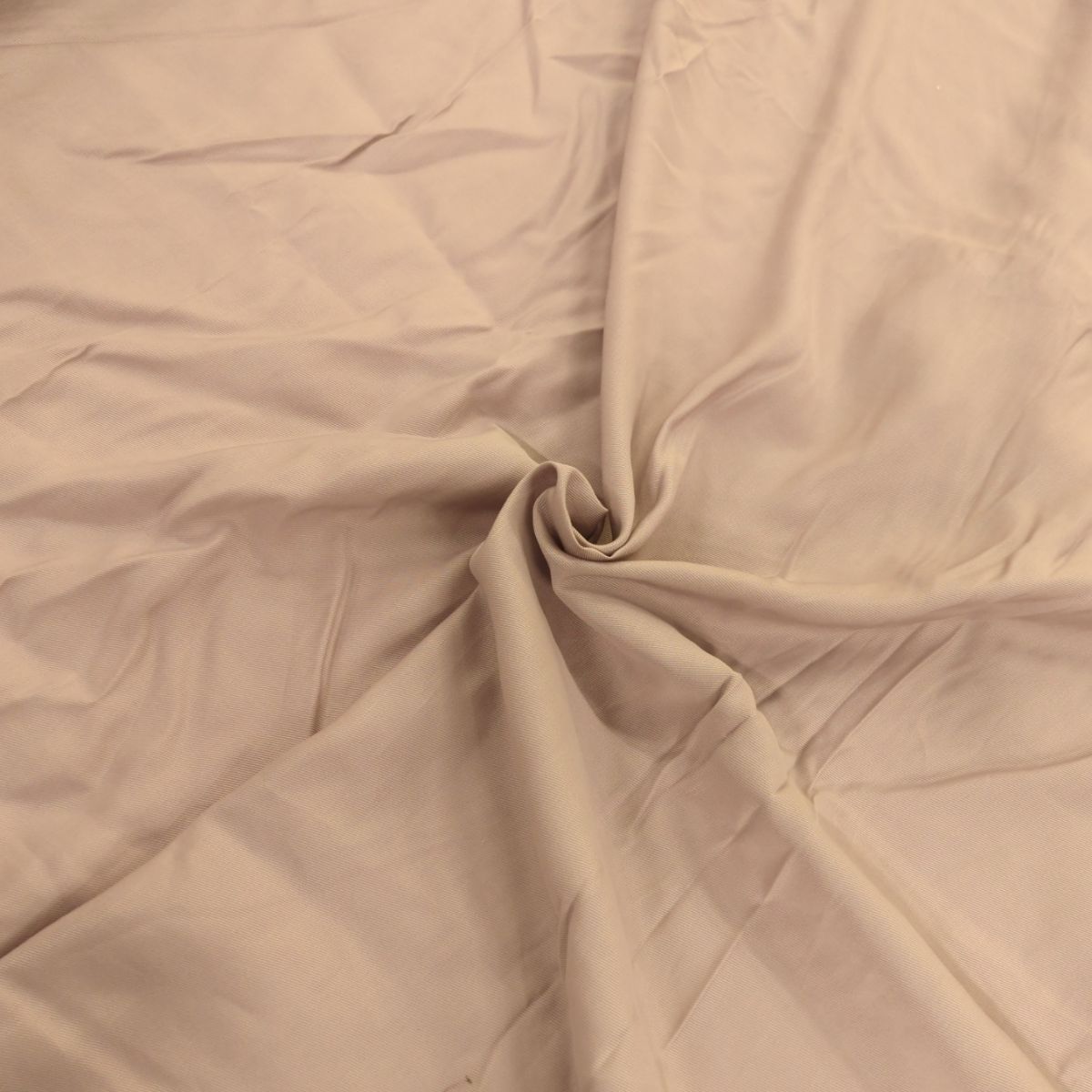 Toile Sergé Coton Lin Beige Rosé - Coupon 200x153cm