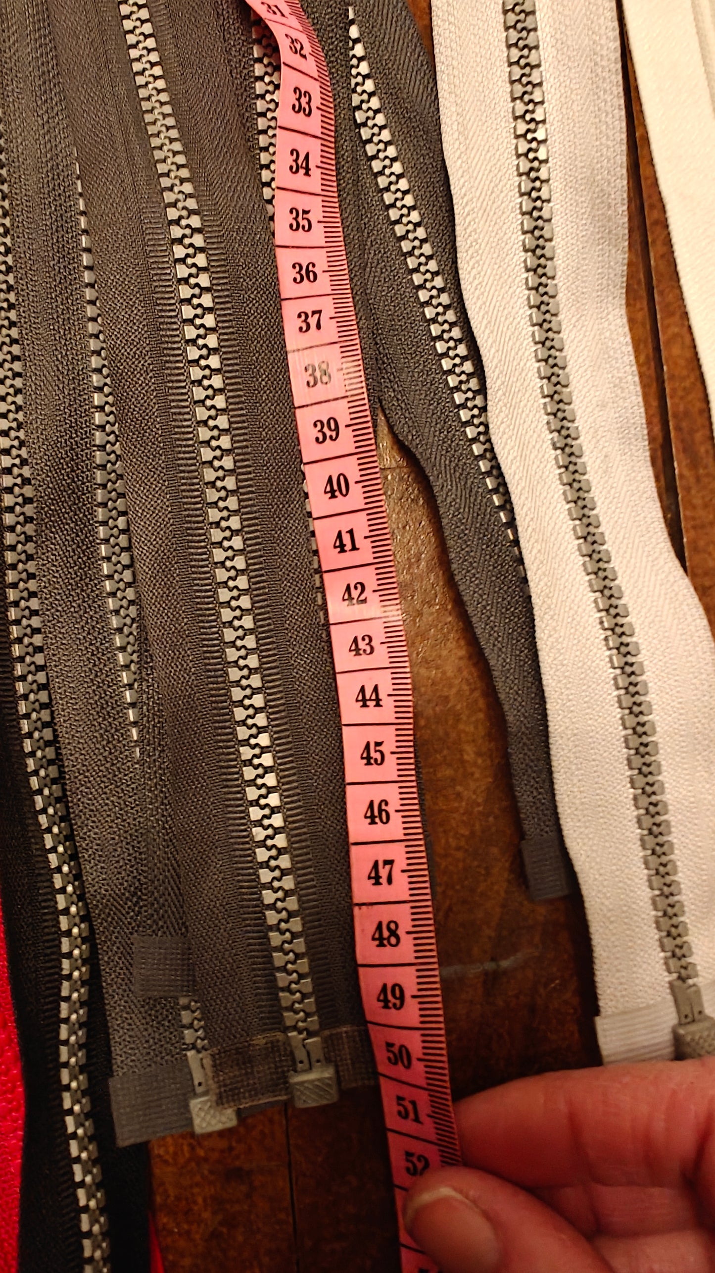 FERMETURE ÉCLAIR SÉPARABLE 35 À 120 CM - PLASTIQUE - PLUSIEURS COULEURS | VESTE, BLOUSON, PARKA