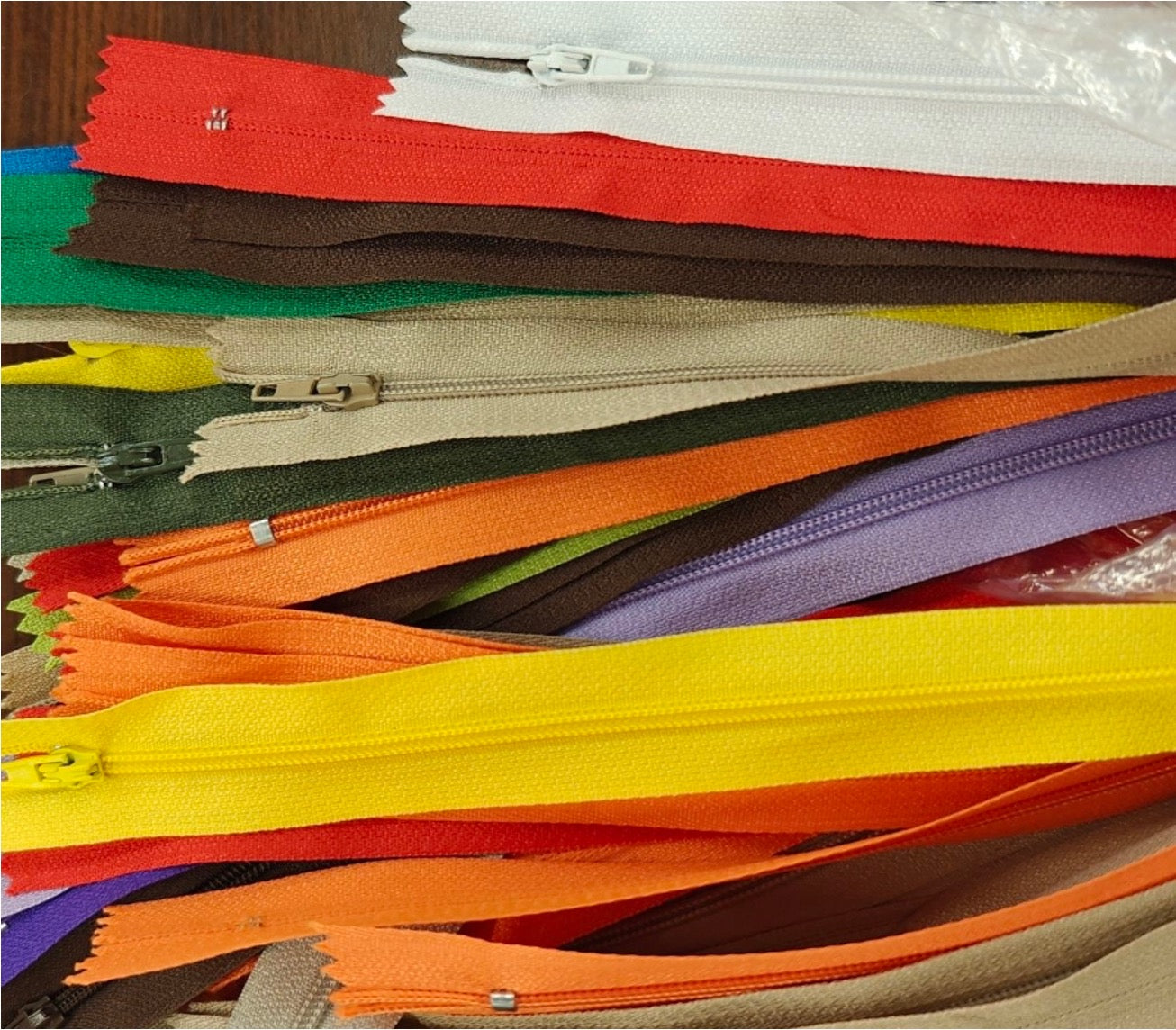 Détail jean - Fermeture éclair 20 cm plusieurs couleur