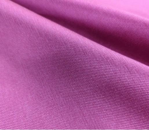 Tissu Sergé Rose Bonbon Lumineux - Autour du Tissu