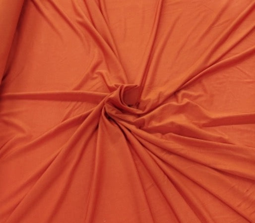 Jersey orange fin 150x139cm - tissu jersey - Strasbourg Alsace - Autour du Tissu