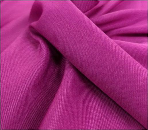 Tissu Tissé Rose Lumineux - Autour du Tissu