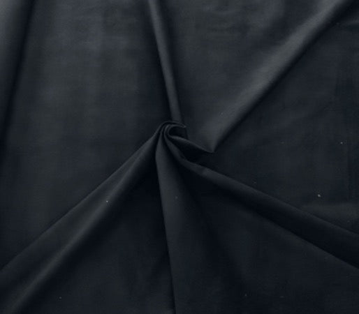 Velours rasé noir idéal pour Coussins, Sac-Tissu-Autour du Tissu