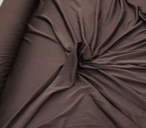 Jersey marron léger fin stretch 150x143cm - tissu jersey - Strasbourg Alsace - Autour du Tissu