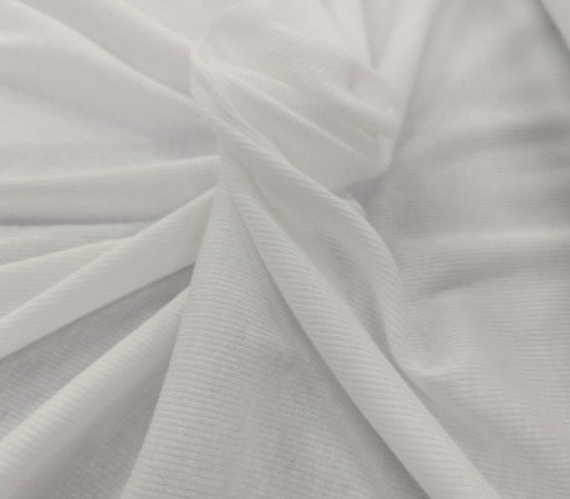 Jersey très fin blanc vaporeux 300x112cm - tissu jersey - Strasbourg Alsace - Autour du Tissu