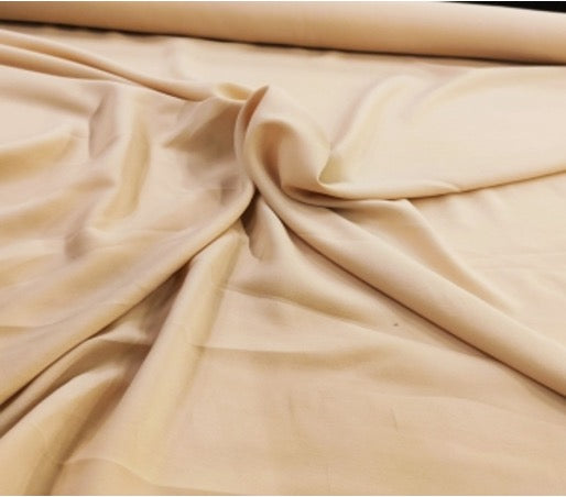 Viscose Crêpe pêche 150x146cm-Tissu-Autour du Tissu