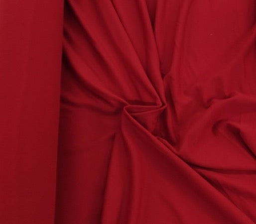 Jersey Rouge Intense maille polo 150x170cm - tissu jersey - Strasbourg Alsace - Autour du Tissu