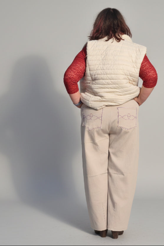 Box Couture Pantalon Impulse — Patron + Tissu + Mercerie — Édition limitée - vue détail | Autour du Tissu