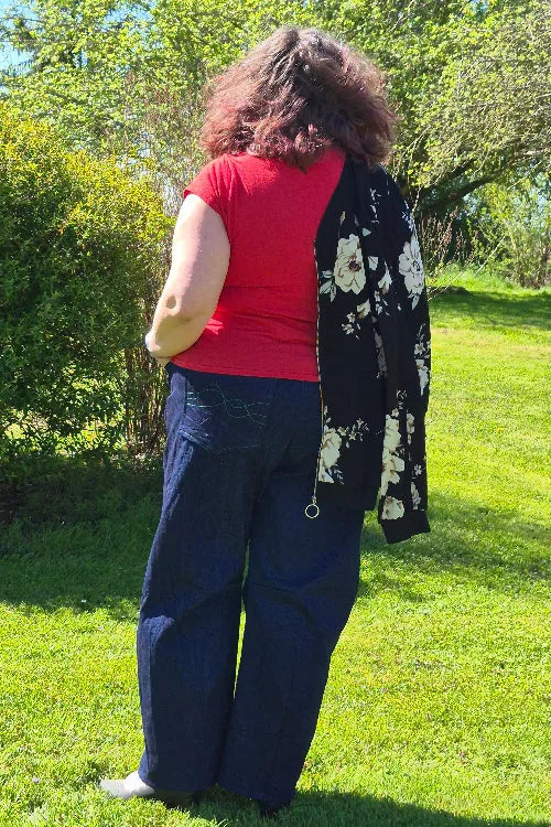Box Couture Pantalon Impulse — Patron + Tissu + Mercerie — Édition limitée - vue détail | Autour du Tissu