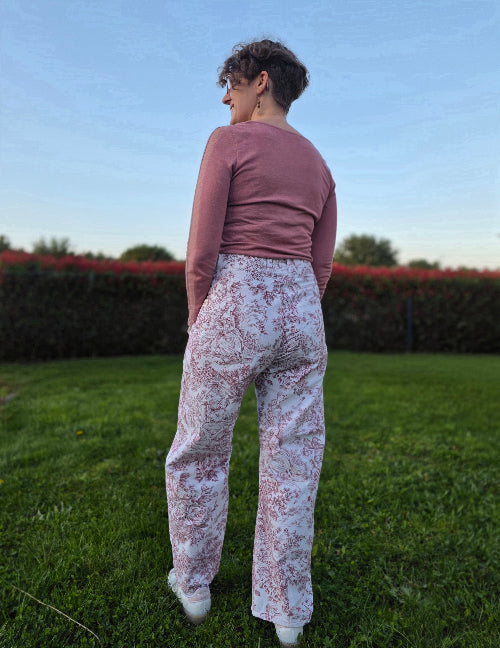 Box Couture Pantalon Impulse — Patron + Tissu + Mercerie — Édition limitée - vue détail | Autour du Tissu