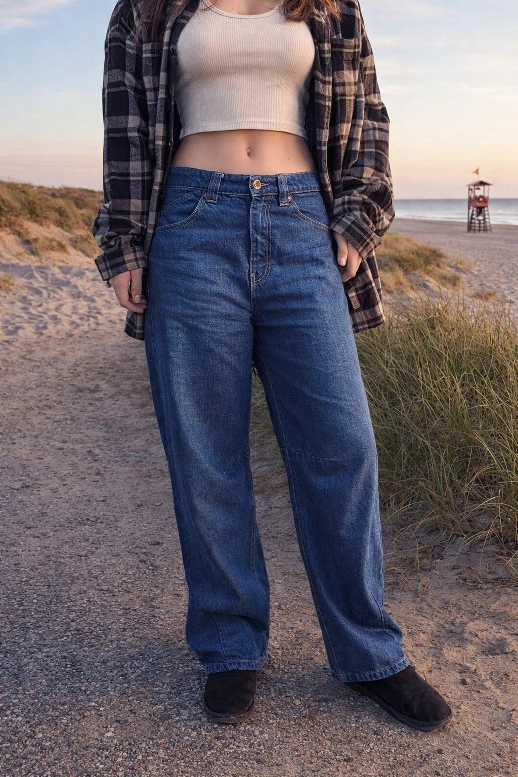 Barrel- pantalon - jean