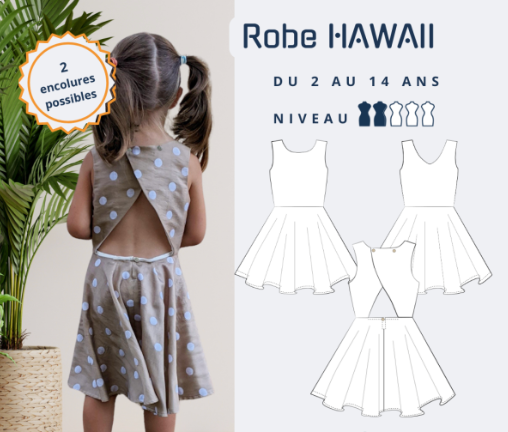 Box Couture Robe Enfant — Hawaii ou Machico × Lamericana