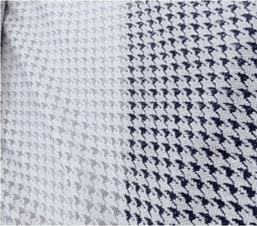 Dentelle Vintage pied de poule 200x100cm