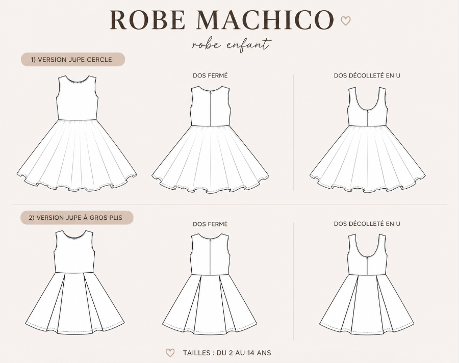 Box Couture Robe Enfant — Hawaii ou Machico × Lamericana