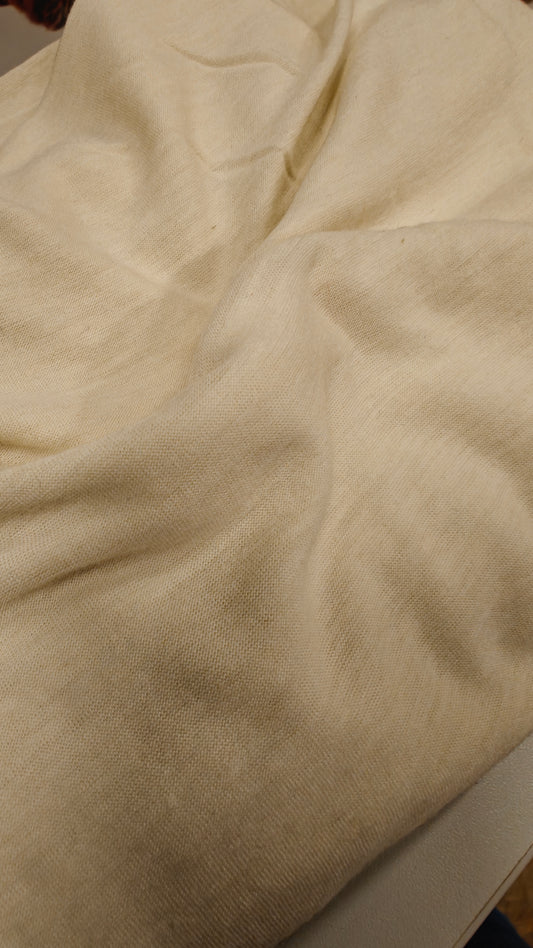 Jersey Coton doux blanc cassé 150x135cm - tissu jersey - Strasbourg Alsace - Autour du Tissu