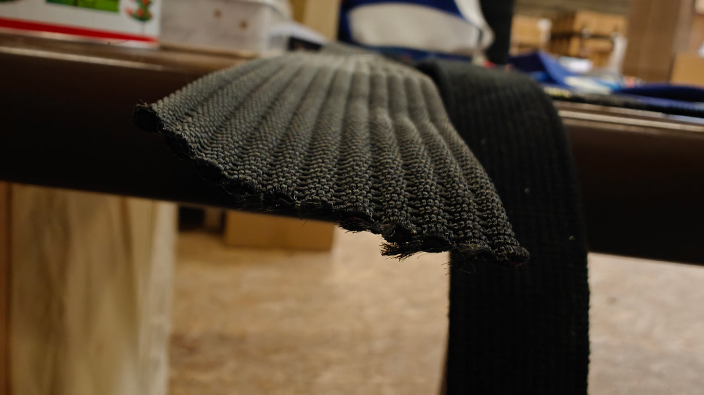 Sangle 50mm Noir Renforcée-Mercerie-Autour du Tissu
