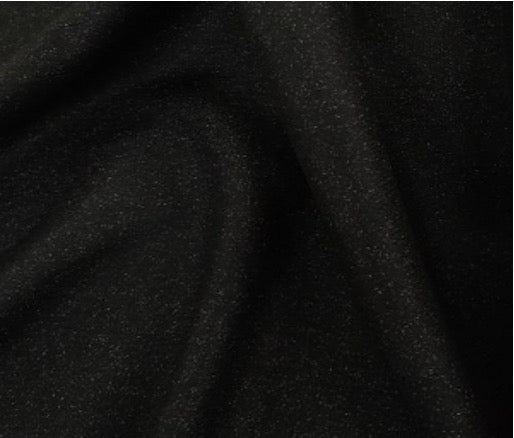 Lainage Chiné Noir de Haute Qualité 140x145cm - tissu lainage - Strasbourg Alsace - Autour du Tissu