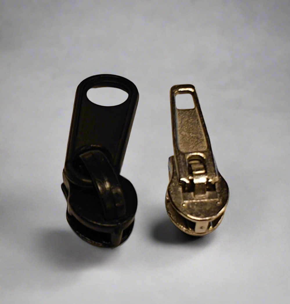 Zoom texture curseur - Curseur en métal 4 mm chromé ou noir