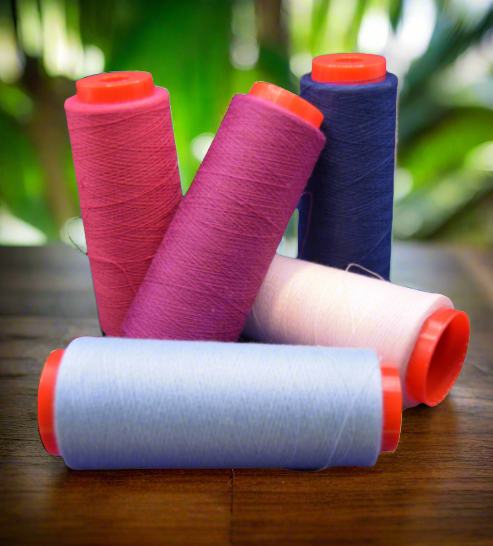 Lot 3 Bobines Fil Polyester à Coudre (Coloris Divers)-Mercerie-Autour du Tissu