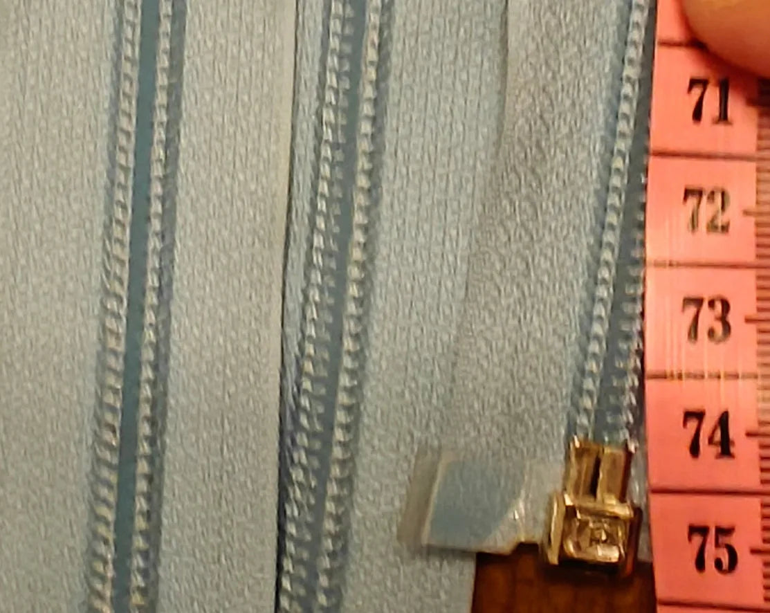 Détail — FERMETURE ÉCLAIR SÉPARABLE 35 À 120 CM - PLASTIQUE | Autour du Tissu Strasbourg
