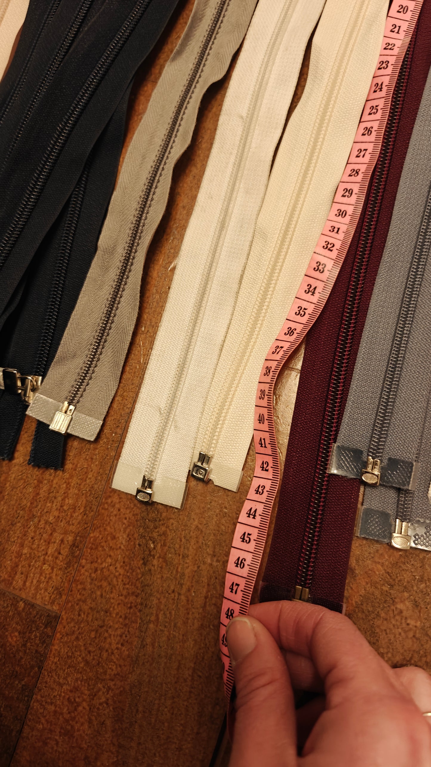 FERMETURE ÉCLAIR SÉPARABLE 35 À 120 CM - PLASTIQUE - PLUSIEURS COULEURS | VESTE, BLOUSON, PARKA