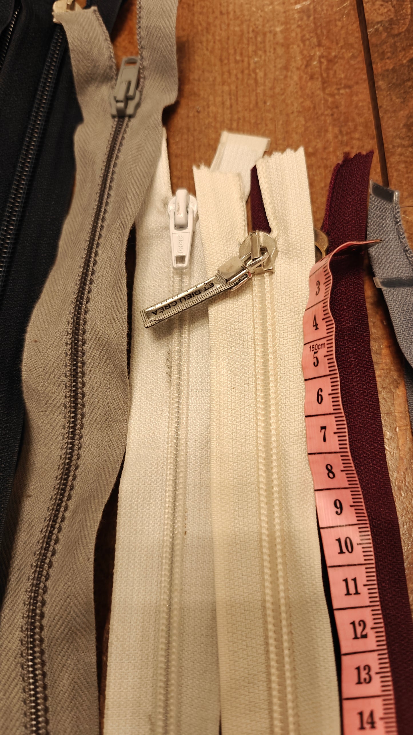 FERMETURE ÉCLAIR SÉPARABLE 35 À 120 CM - PLASTIQUE - PLUSIEURS COULEURS | VESTE, BLOUSON, PARKA