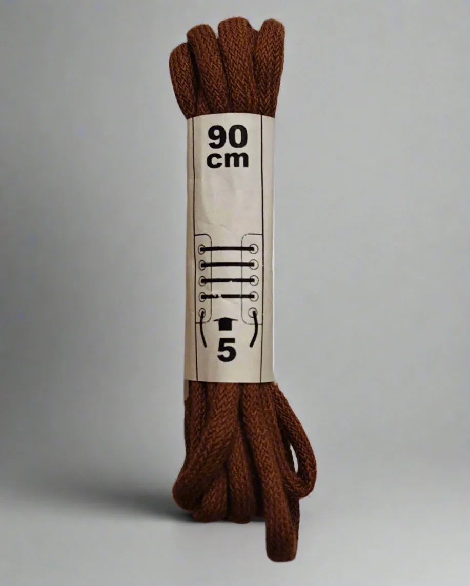 paire de lacet marron brun 90cm-autour du tissu