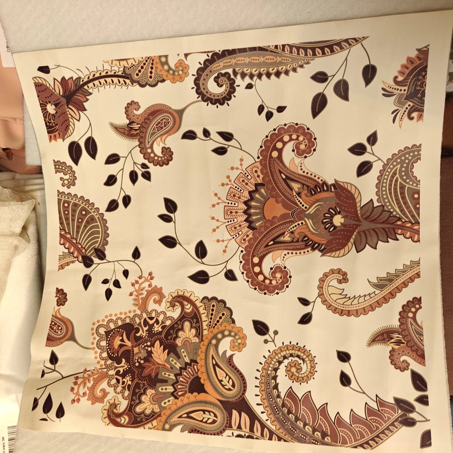 panneau simili pour sac 40x38cm-tissu-autour du tissu