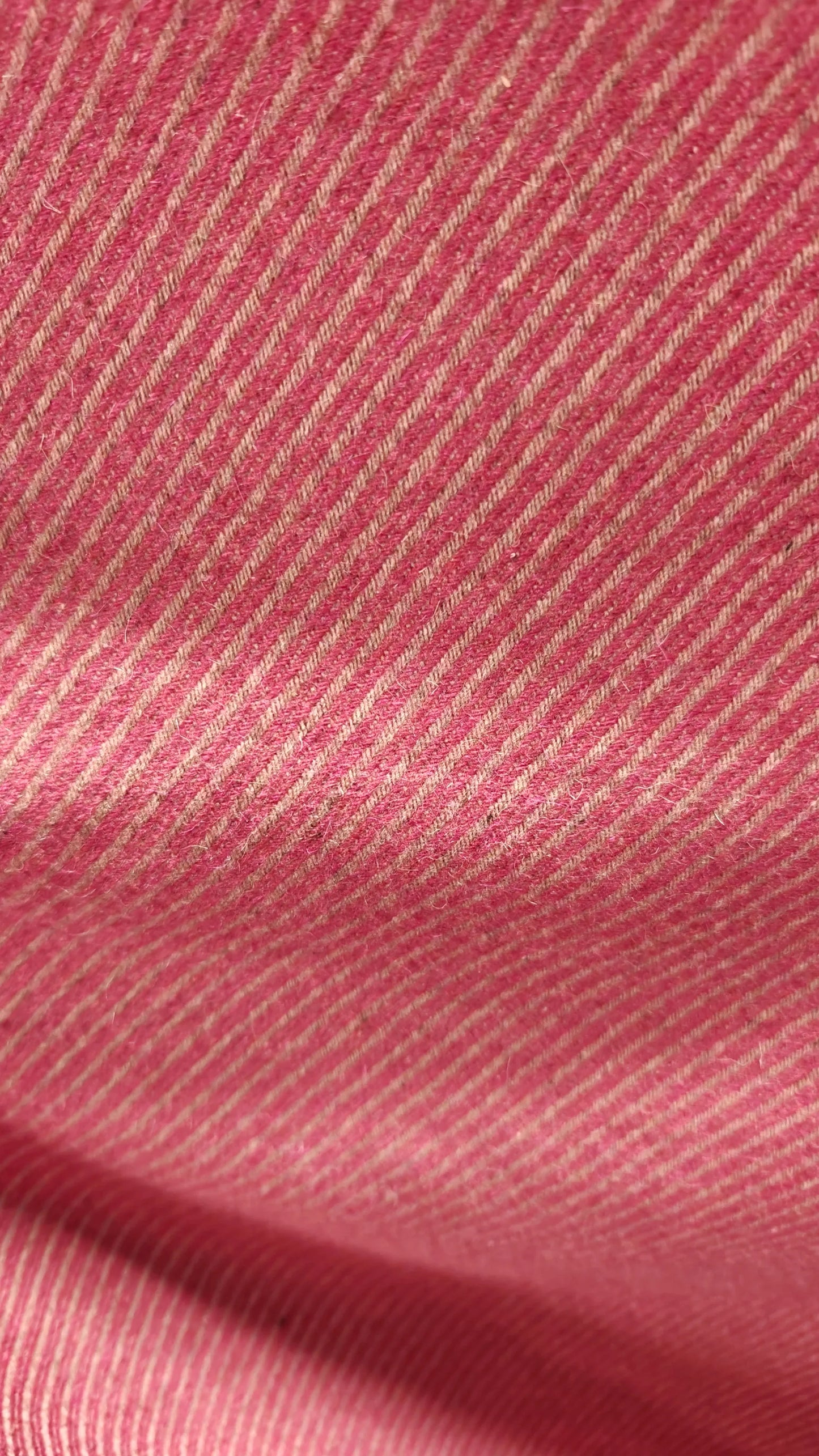 zoom motif — lainage réversible au mètre | autour du tissu strasbourg