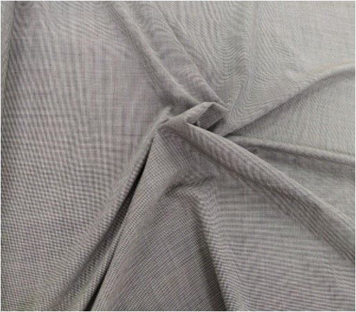 Toile Coton pied-de-poule noir et blanc 200x140cm