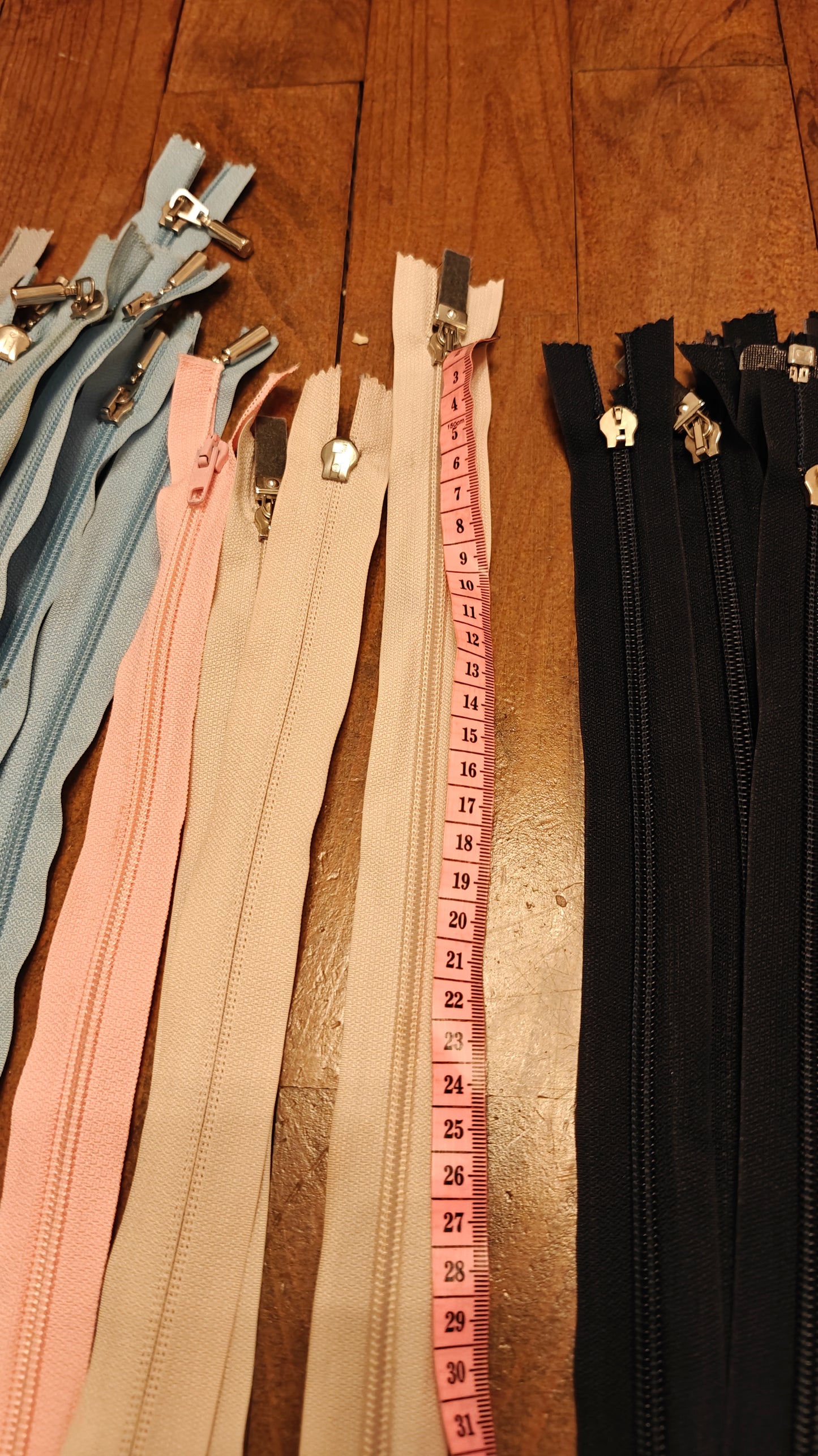 FERMETURE ÉCLAIR SÉPARABLE 35 À 120 CM - PLASTIQUE - PLUSIEURS COULEURS | VESTE, BLOUSON, PARKA