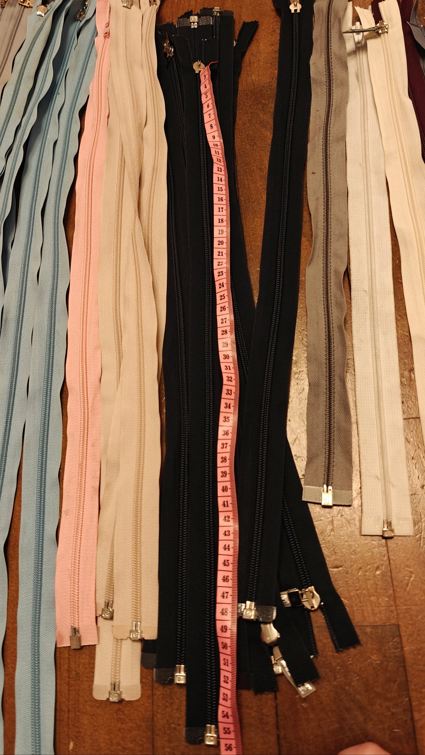 FERMETURE ÉCLAIR SÉPARABLE 35 À 120 CM - PLASTIQUE - PLUSIEURS COULEURS | VESTE, BLOUSON, PARKA