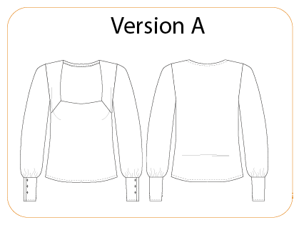Box Couture Top Zénith : T-shirt col carré modulable 3 versions 32au 52