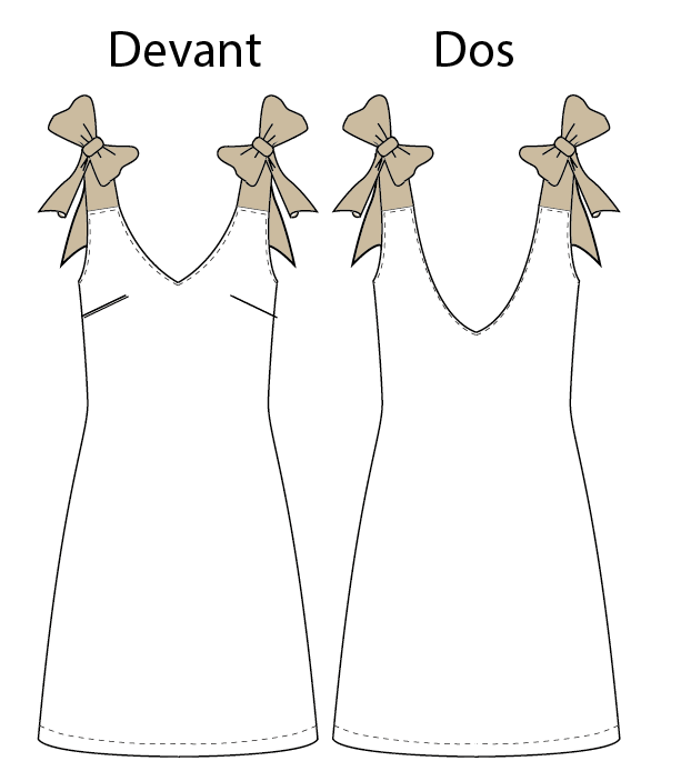 Box Couture Robe d'été — Santa, Santinha — Patron + Tissu + Mercerie — Édition limitée