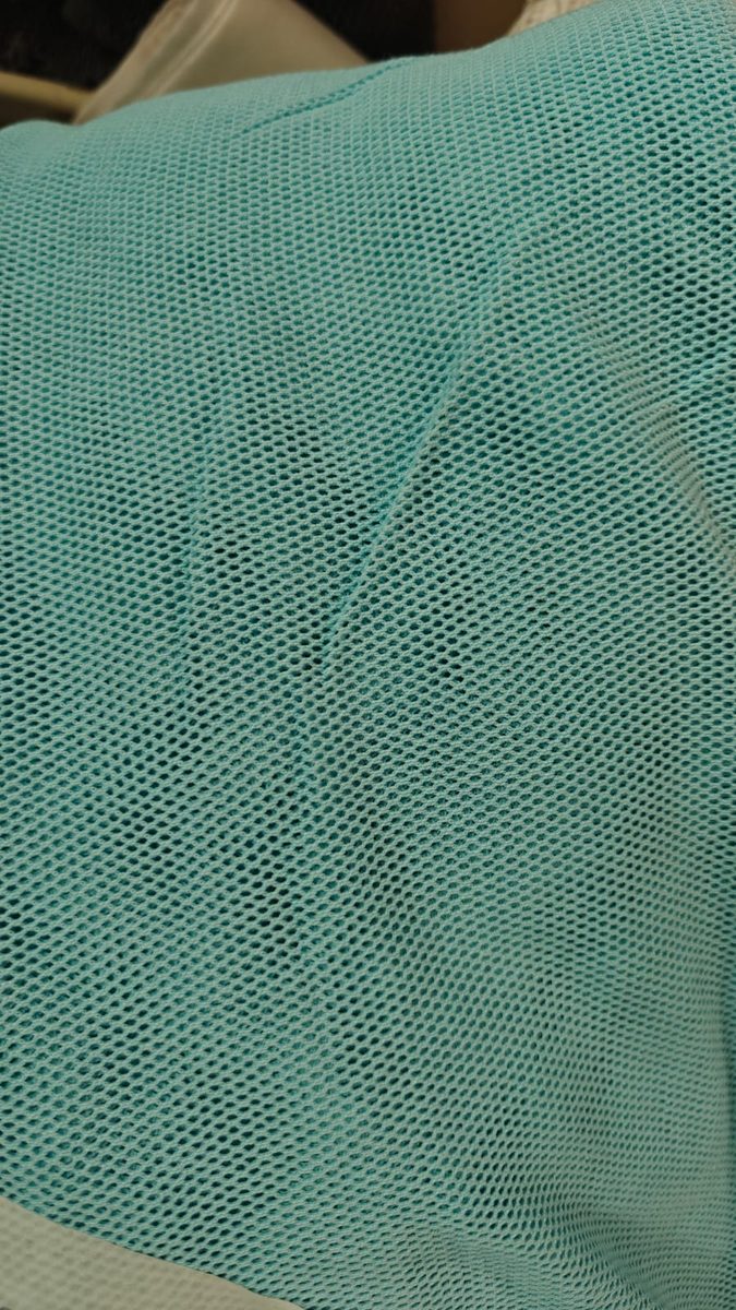 Resille turquoise tissu recupere Alsace