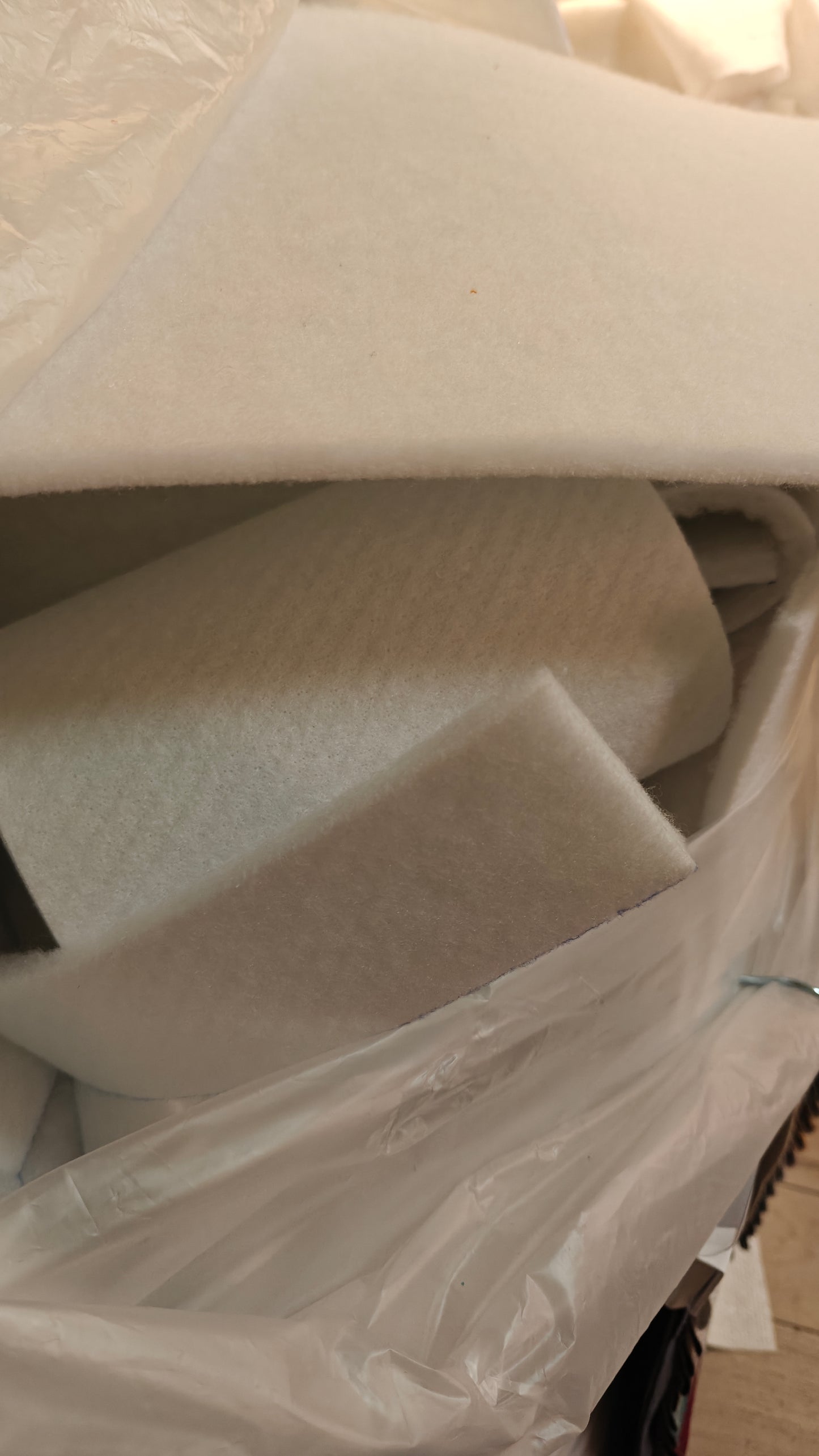 MOLLETON OUATE RENFORT SAC DENSE 1 cm-Tissu-Autour du Tissu