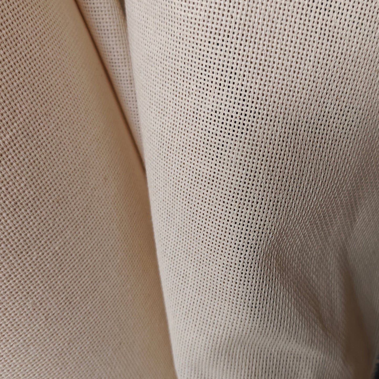 Toile à Broder Écru 100% Coton - Fabricant Vosges 160cm