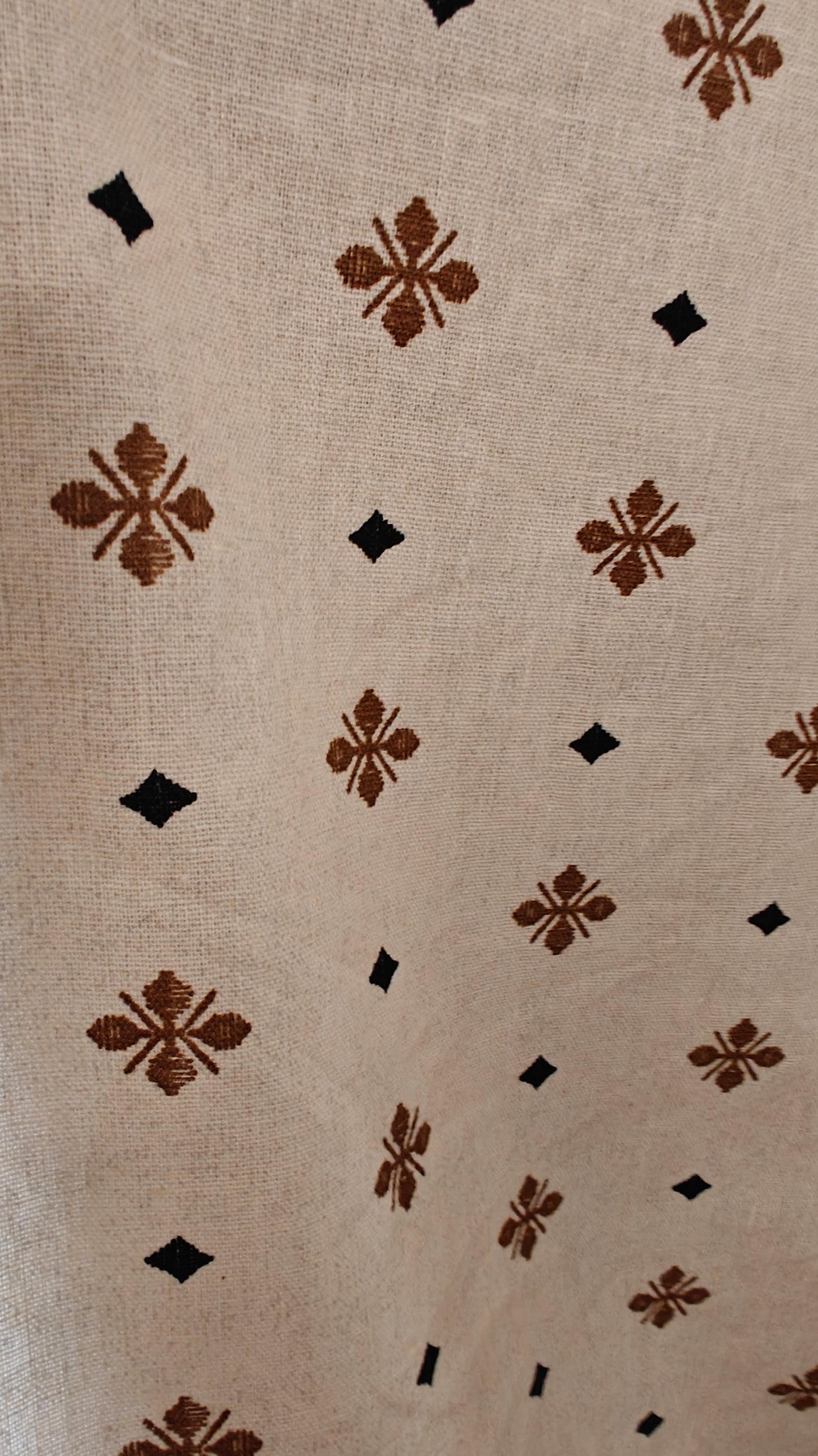 LIN MOTIF ROYAL 100X140 CM