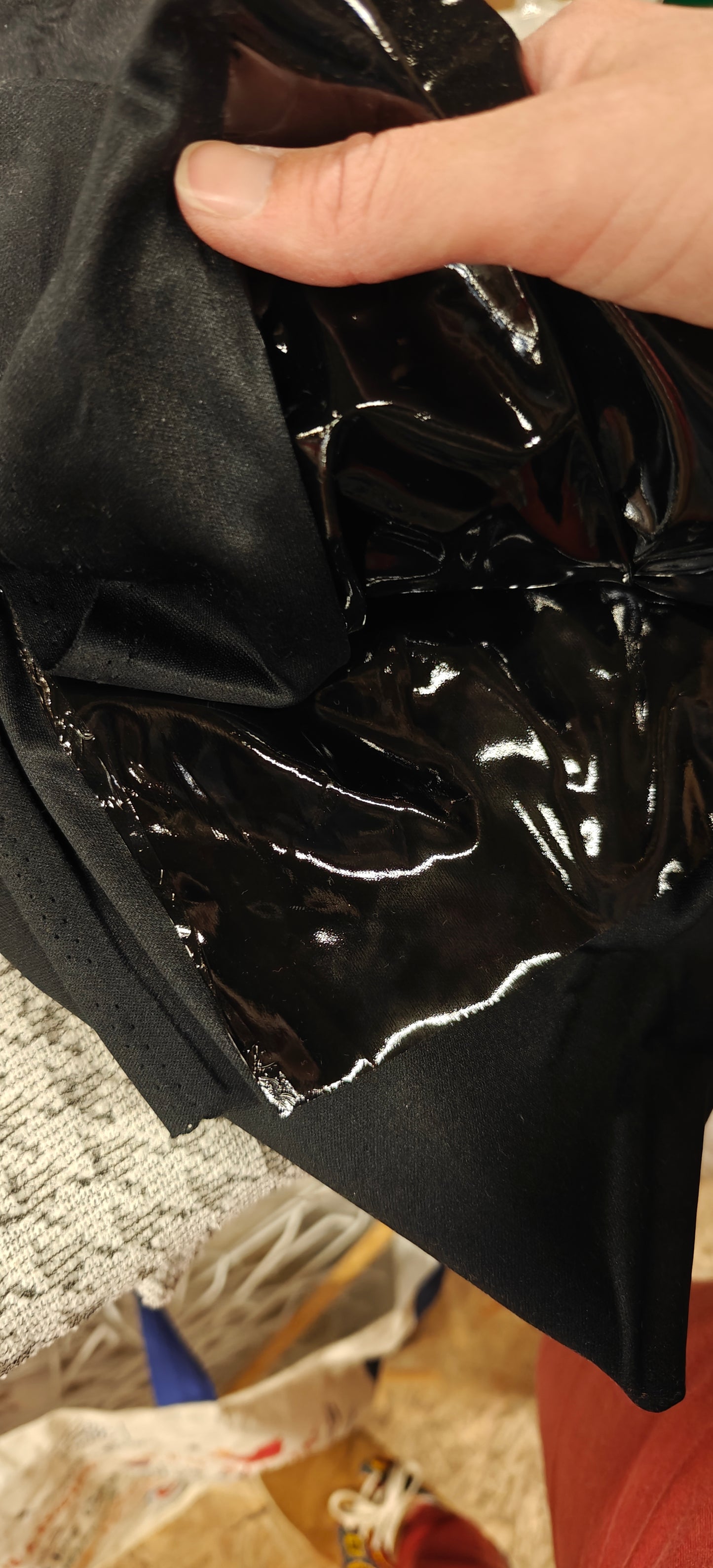 🎃 Simili Noir sur Lycra- Parfait Halloween