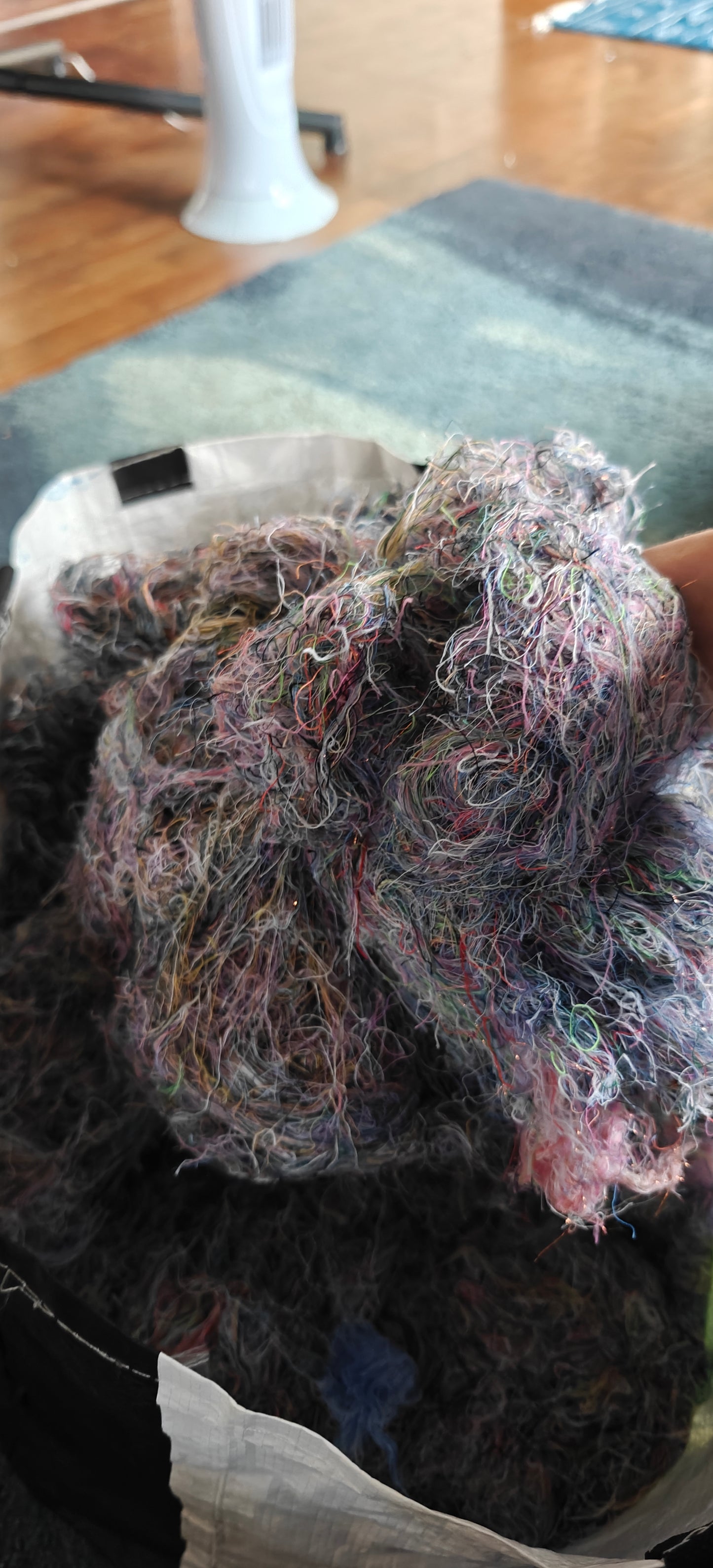 Rembourrage Bourre de Fil des Vosges Sachet 500g / 1kg-Tissu-Autour du Tissu