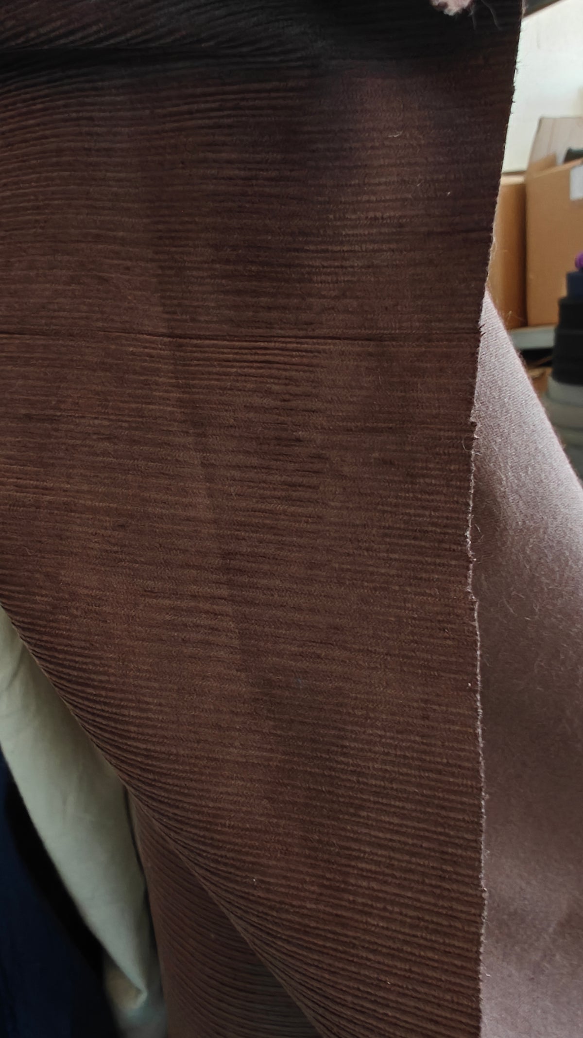 Velours fines Côtes au metre