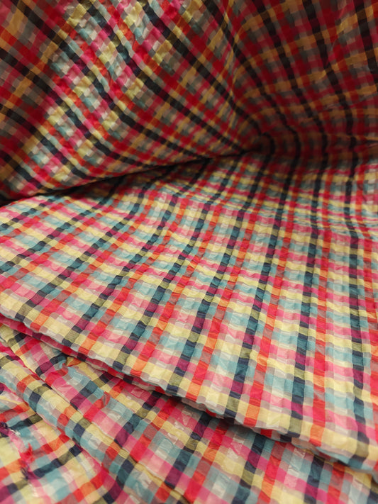 Voilage Gaufré Créole 300x140cm-Tissu-Autour du Tissu
