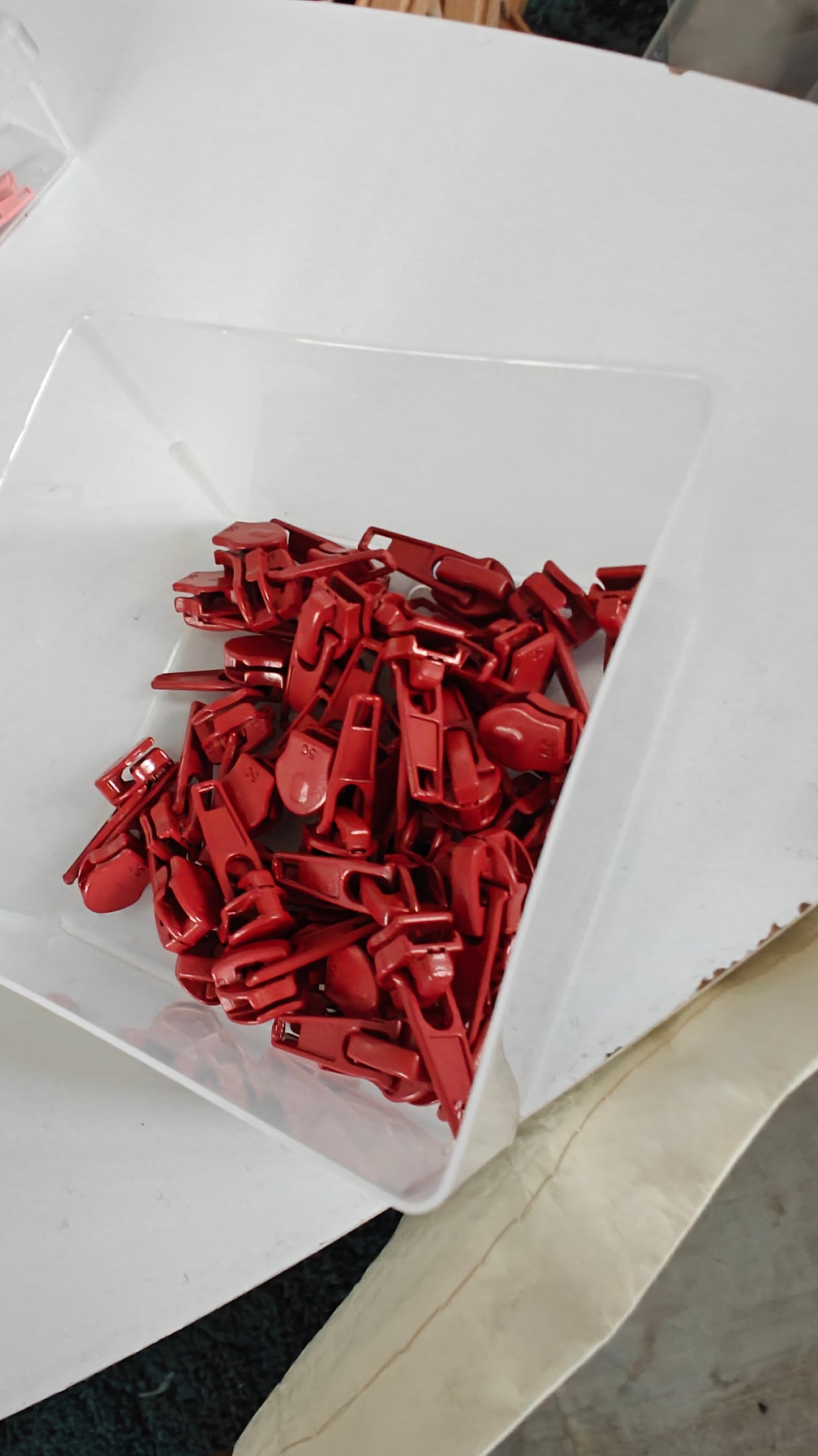 Curseur pour Fermetures Éclair au Mètre 4mm - Zip Bobine