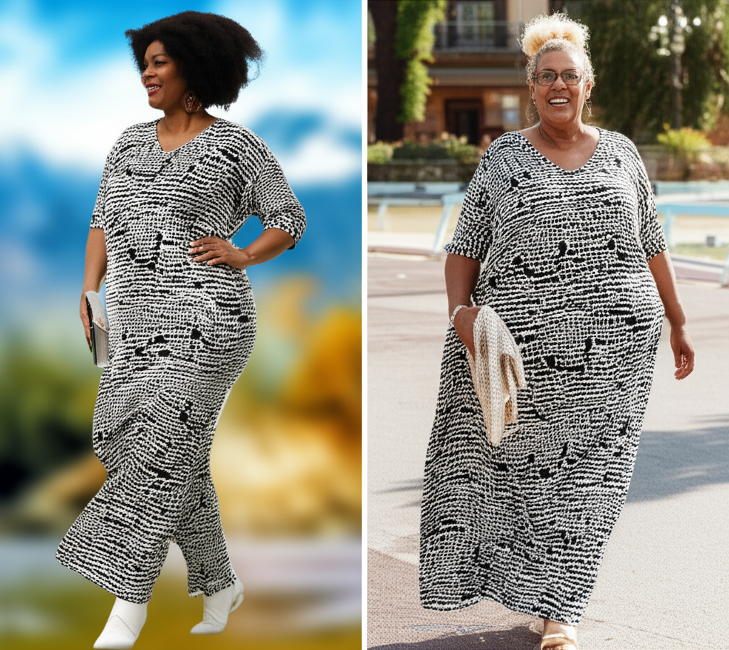 Vue rapprochée viscose noir blanc