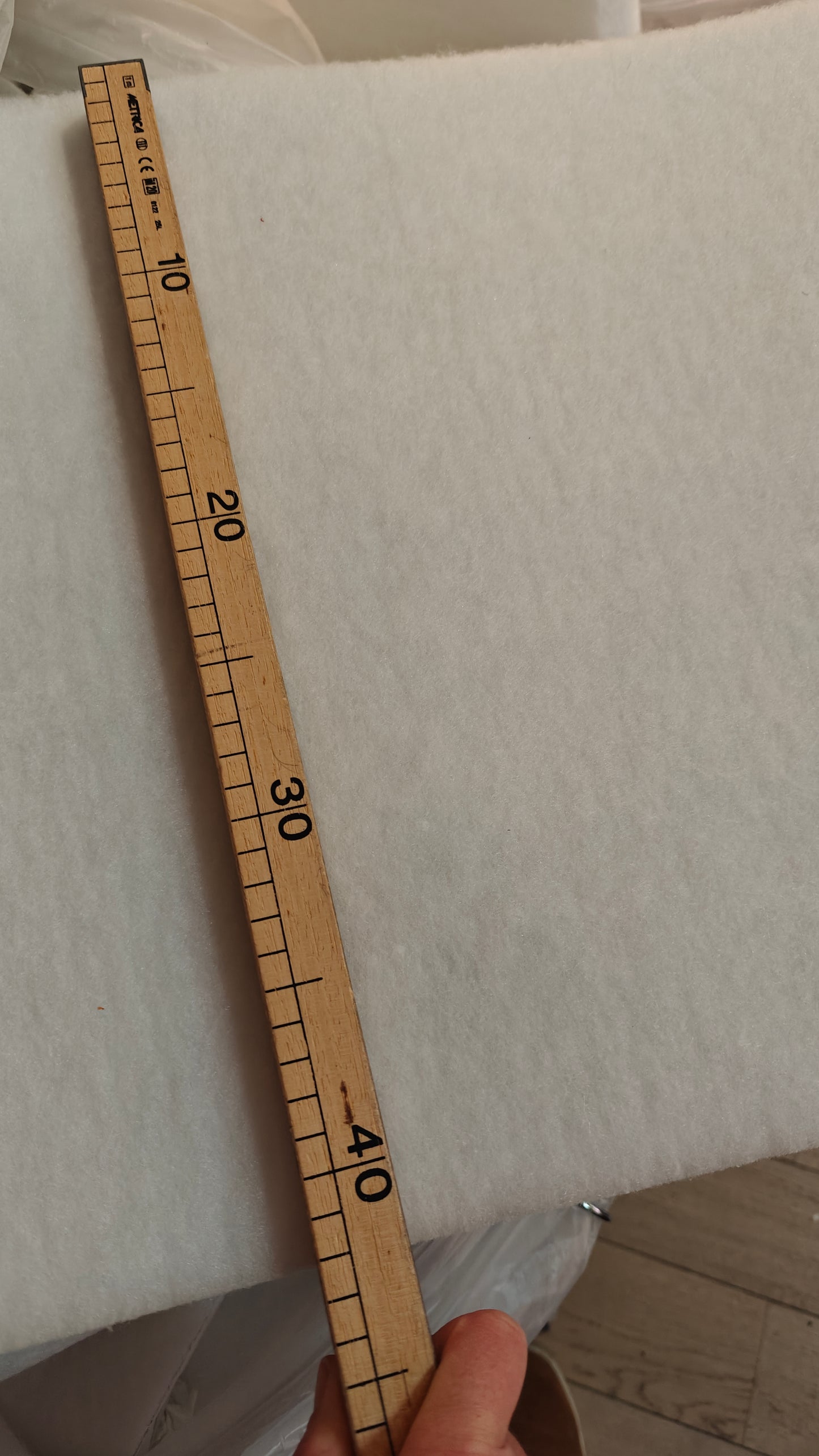 MOLLETON OUATE RENFORT SAC DENSE 1 cm-Tissu-Autour du Tissu