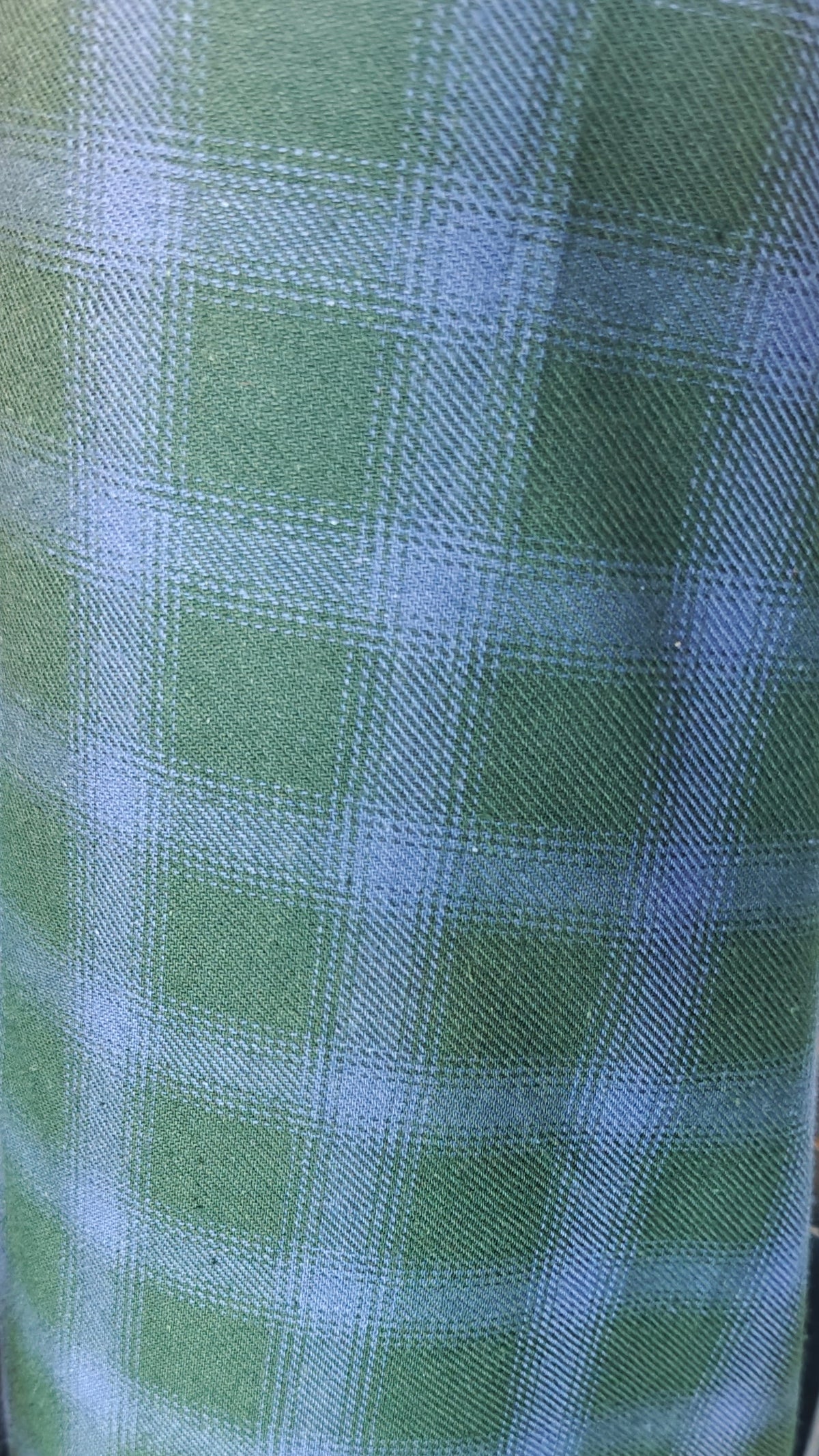 Lainage Carreaux Vintage Style Tartan Bleu Vert au mètre