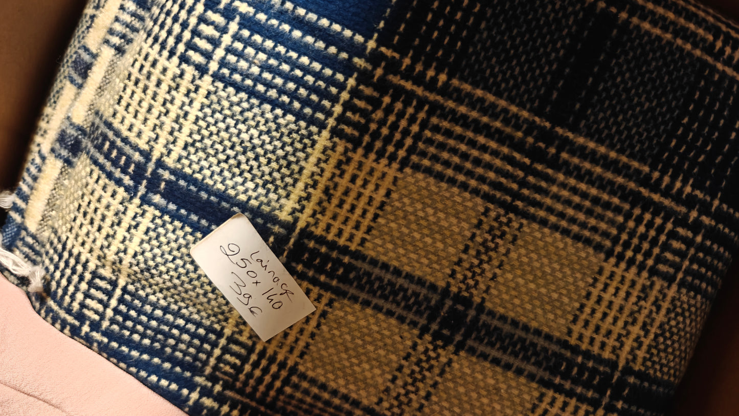 Coupon Lainage Carreaux qualité premium