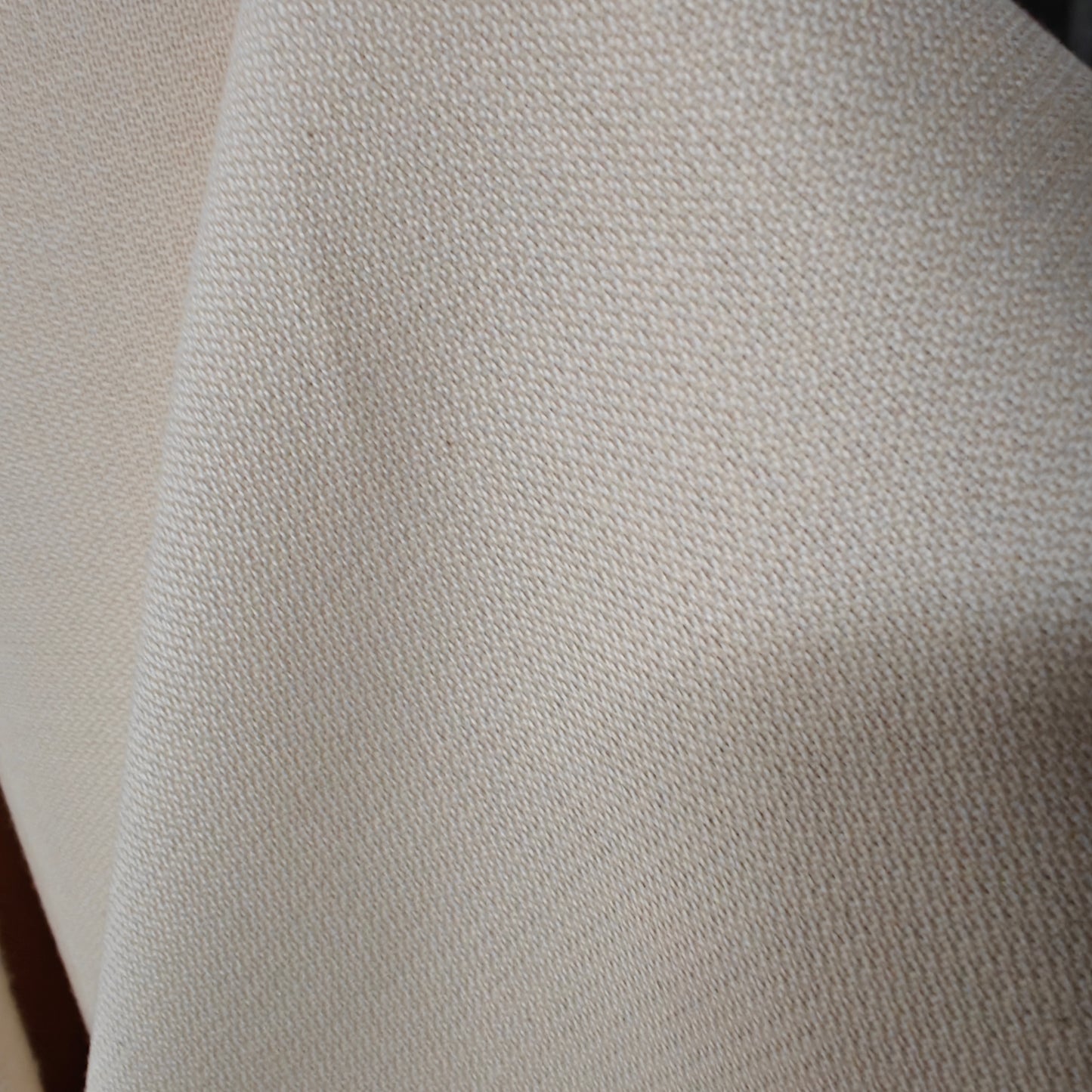 Tissu Coton Épais Français - Toile Armure Écru Vosges - au mètre 160cm